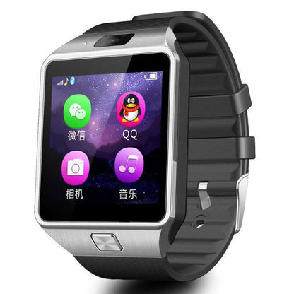 Sports Smart Watch DZ09 | Card Phone Watch with Fitness Tracking and Bluetooth