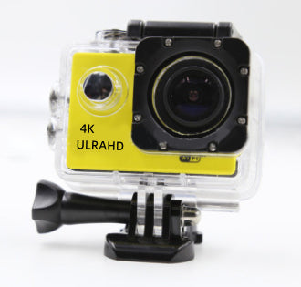 4K Waterproof Sport Camera with Ultra HD Recording, Wide Angle Lens & Action Mounts