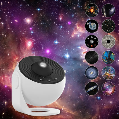 Galaxy Starry Sky Projector Night Light | 360° Rotating Planetarium Lamp for Kids Bedroom, Valentine’s Day & Wedding Decor