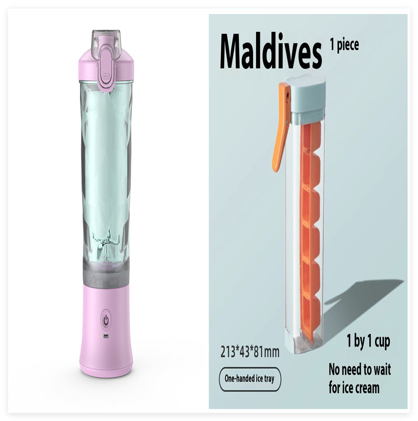 Portable Blender Juicer | Personal Mini Blender with 6-Blade System for Smoothies, Shakes & Kitchen Use