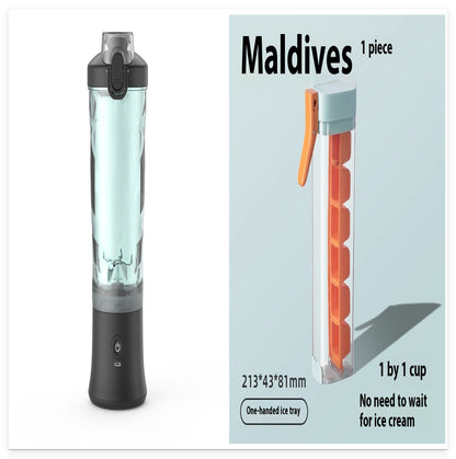 Portable Blender Juicer | Personal Mini Blender with 6-Blade System for Smoothies, Shakes & Kitchen Use