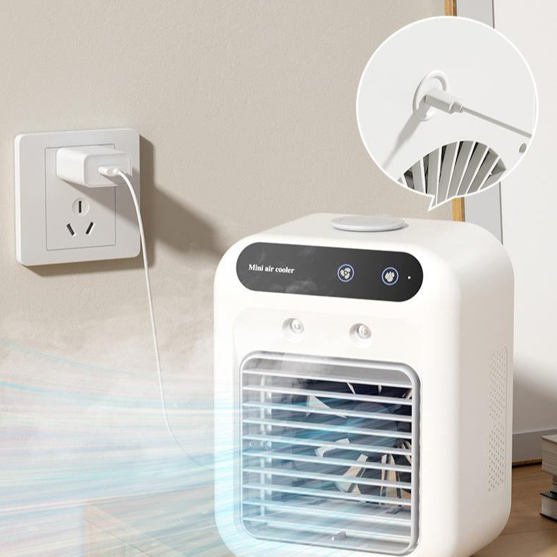 Portable Air Conditioner Air Cooler Fan | Water Cooling AC Fan for Room, Office & Car