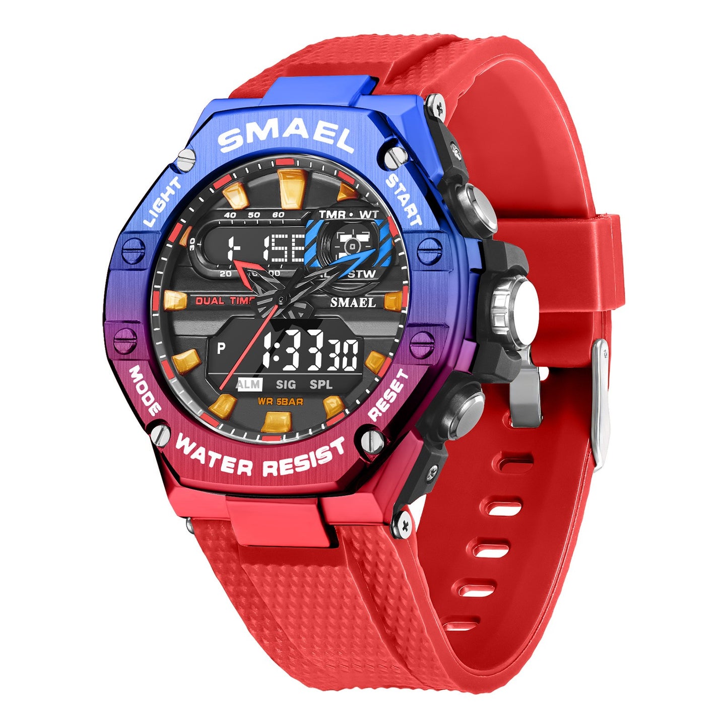 Digital Alloy Electronic Watch for Men | Stylish LED Wristwatch