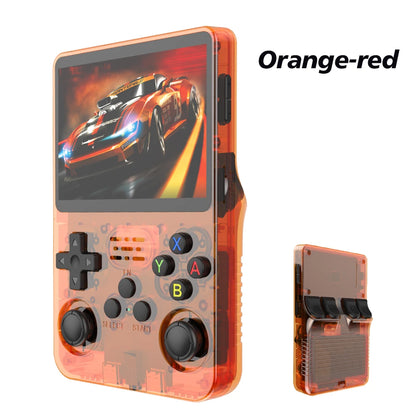 R36S 128GB Retro Handheld Game Console | Linux System, 3.5" IPS Screen, 64GB Games Portable Pocket Player