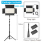 Nagnahz U800 LED Photo Studio Light | Portable Video Lighting Panel for TikTok, YouTube, Gaming & Live Streaming