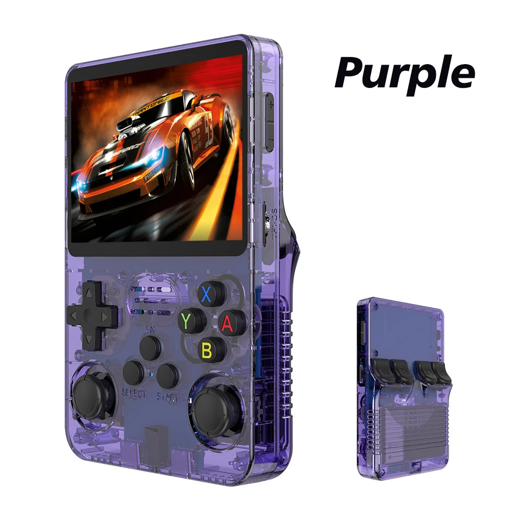 R36S 128GB Retro Handheld Game Console | Linux System, 3.5" IPS Screen, 64GB Games Portable Pocket Player