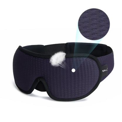 3D Sleeping Mask | Soft Padded Eye Shade & Sleep Mask for Complete Light Blockout