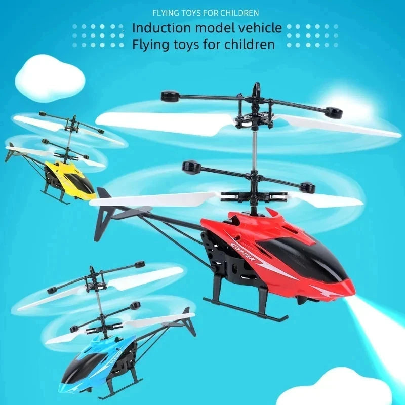 Rechargeable Mini RC Drone | Safe, Fall-Resistant Helicopter Toy for Kids (No Remote Included)