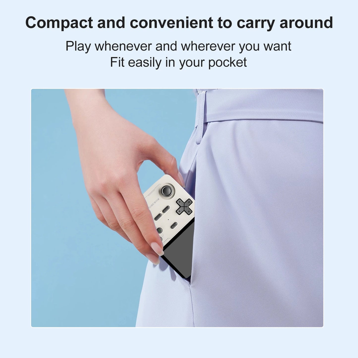 GAMINJA K36 Handheld Game Console | 3.5" IPS Screen, 64GB Built-in Simulator Games