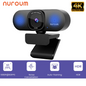 Nuroum V11 1080P USB Webcam | 60FPS Full HD Mini Webcam with Microphone for PC & Laptop