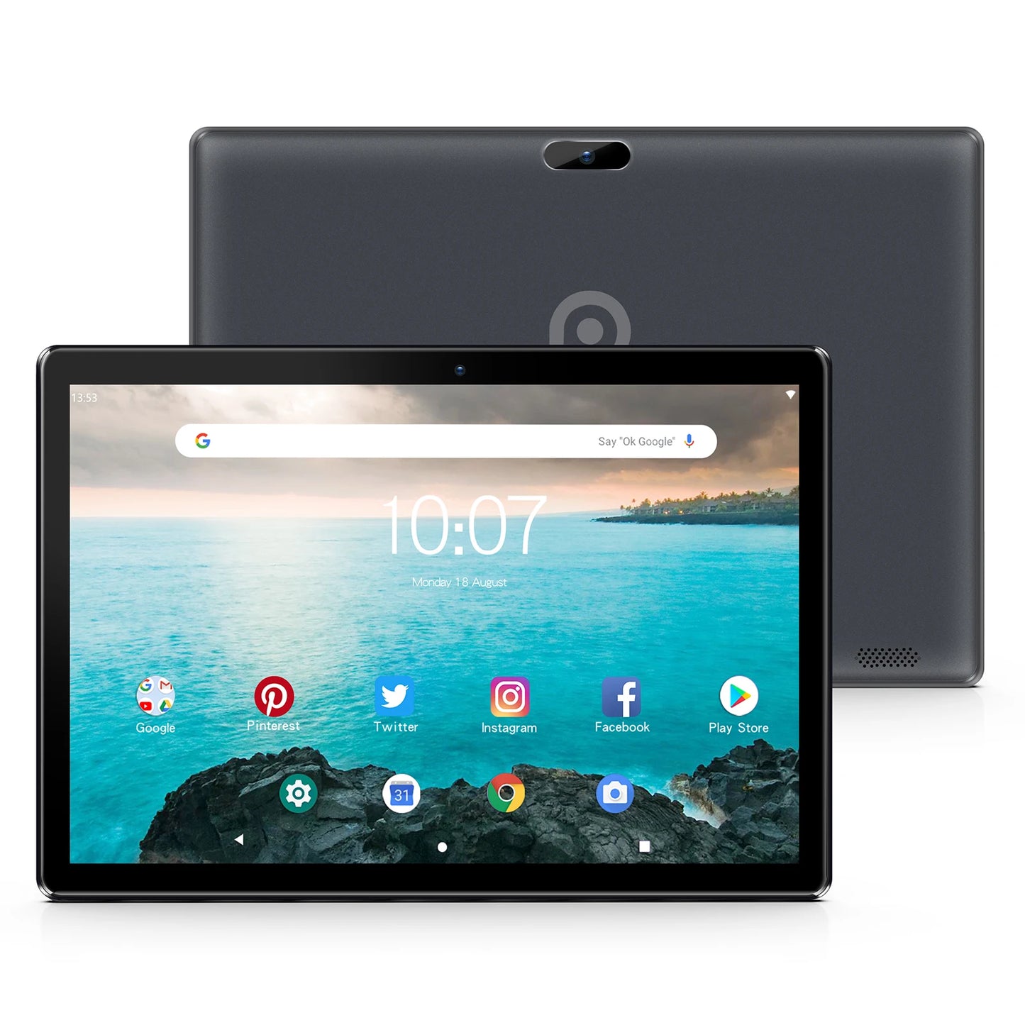 PRITOM 10-Inch Android 13 Tablet PC | 64GB Quad-Core, SIM Slot, WiFi, GPS & 3G Phone Call Support