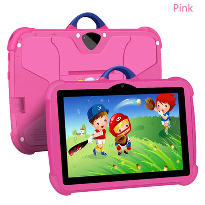 7-Inch Kids Tablet | Cartoon Pattern, 4GB RAM, 64GB ROM, Android Educational & Learning Games