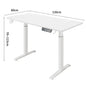 Height Adjustable Electric Desk | Motorized Sit-Stand Desk for Home & Office, Gaming & Workstation