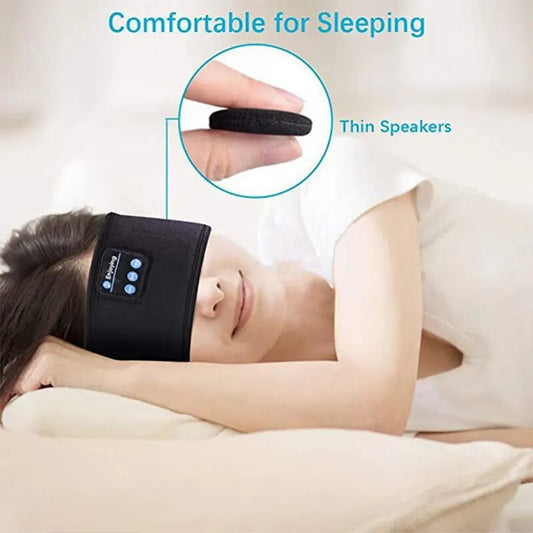 Bluetooth Sports Sleeping Headband | Wireless Earphones with Music & Eye Mask