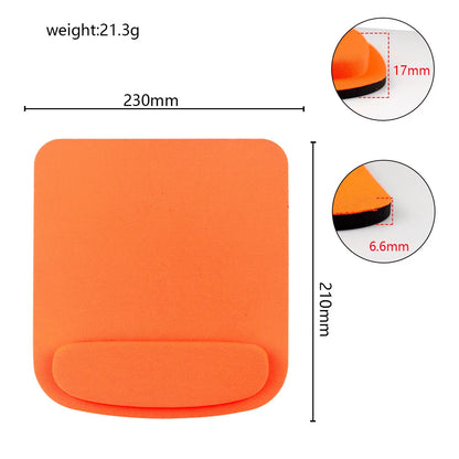 Ergonomic EVA Mouse Pad | Computer Game & Office Wrist Support, Solid Color Comfortable Mouse Mat