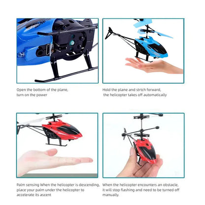 Rechargeable Mini RC Drone | Safe, Fall-Resistant Helicopter Toy for Kids