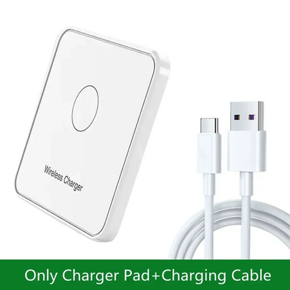 30W Wireless Charger Pad Stand | Ultra-Thin Fast Charging Dock for iPhone, Samsung & Xiaomi