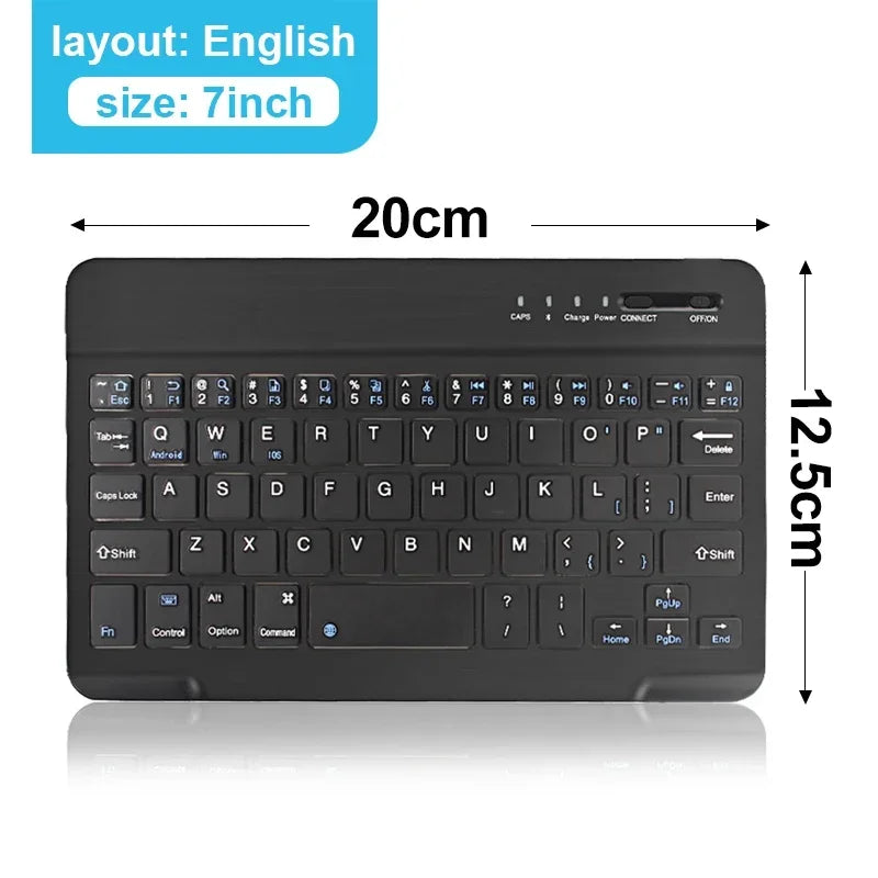 Bluetooth Keyboard for iPad & Tablets | Compatible with iPad Pro, Air, Mini, Samsung & Xiaomi