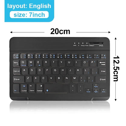 Bluetooth Keyboard for iPad & Tablets | Compatible with iPad Pro, Air, Mini, Samsung & Xiaomi