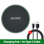 30W Wireless Charger Pad | Fast Charging Dock for iPhone 12–15, Samsung S22–S23, Xiaomi & Huawei