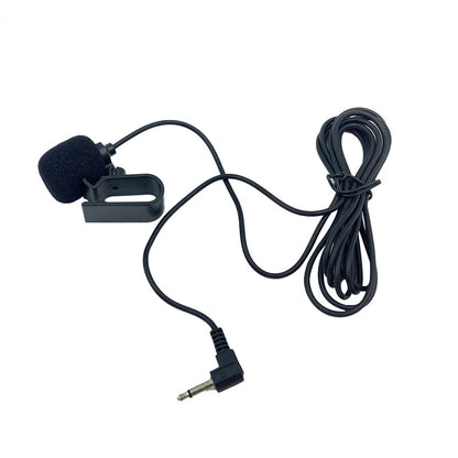 Car Audio Microphone | 3.5mm Clip-On Stereo Mic for Auto DVD Radio & Hands-Free Calls