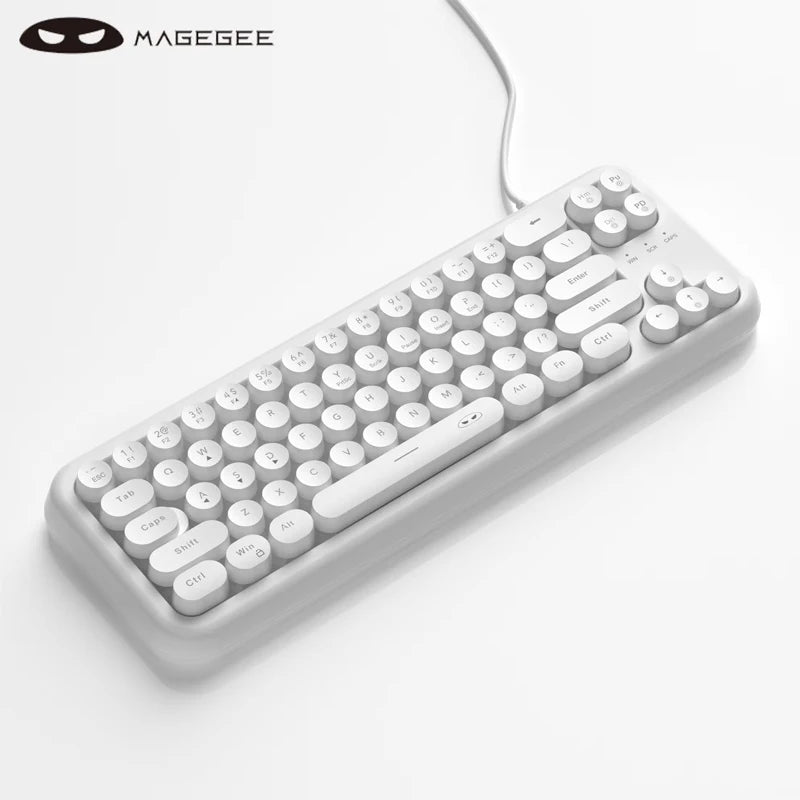 MageGee Mini 60% Gaming Keyboard | 61-Key RGB Backlit, Ergonomic & Waterproof Mechanical-Feel Keyboard