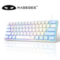 MageGee Mini 60% Gaming Keyboard | 61-Key RGB Backlit, Ergonomic & Waterproof Mechanical-Feel Keyboard