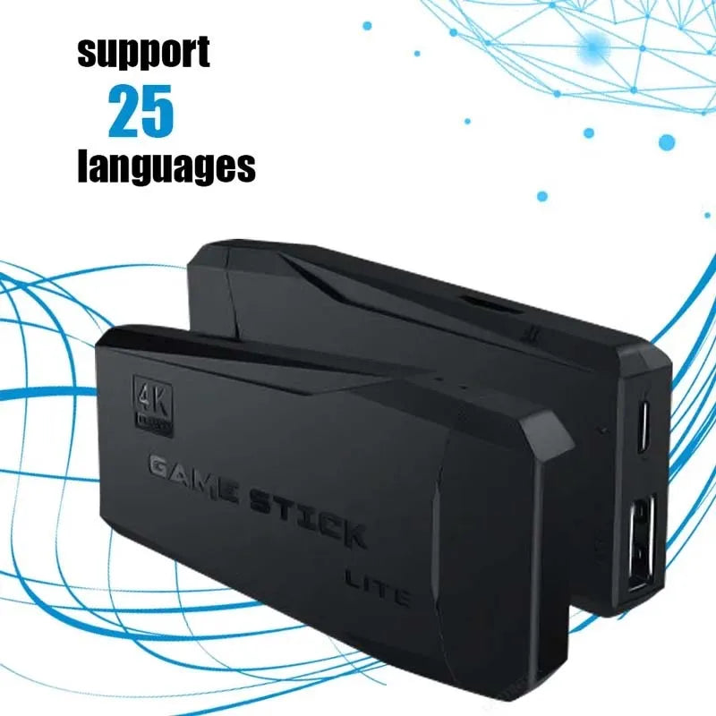 Video Game Console | 20,000 Built-in Games, Wireless Controller, 4K HD Retro Mini Handheld & TV Game Stick