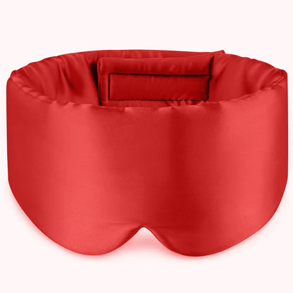 100% Mulberry Silk Sleeping Mask | Soft Padded Eye Mask for Light Blocking & Travel Sleep Aid