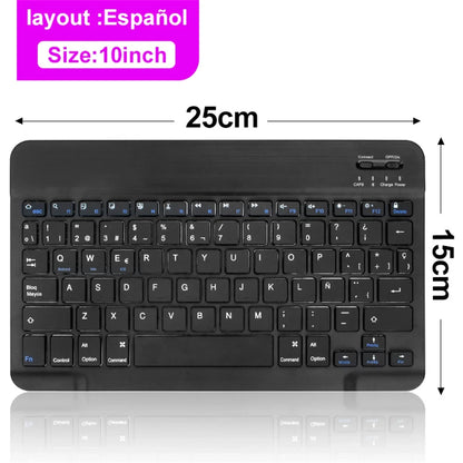Bluetooth Wireless Keyboard & Mouse Combo | Multi-Language for iOS, Android & Windows Tablets