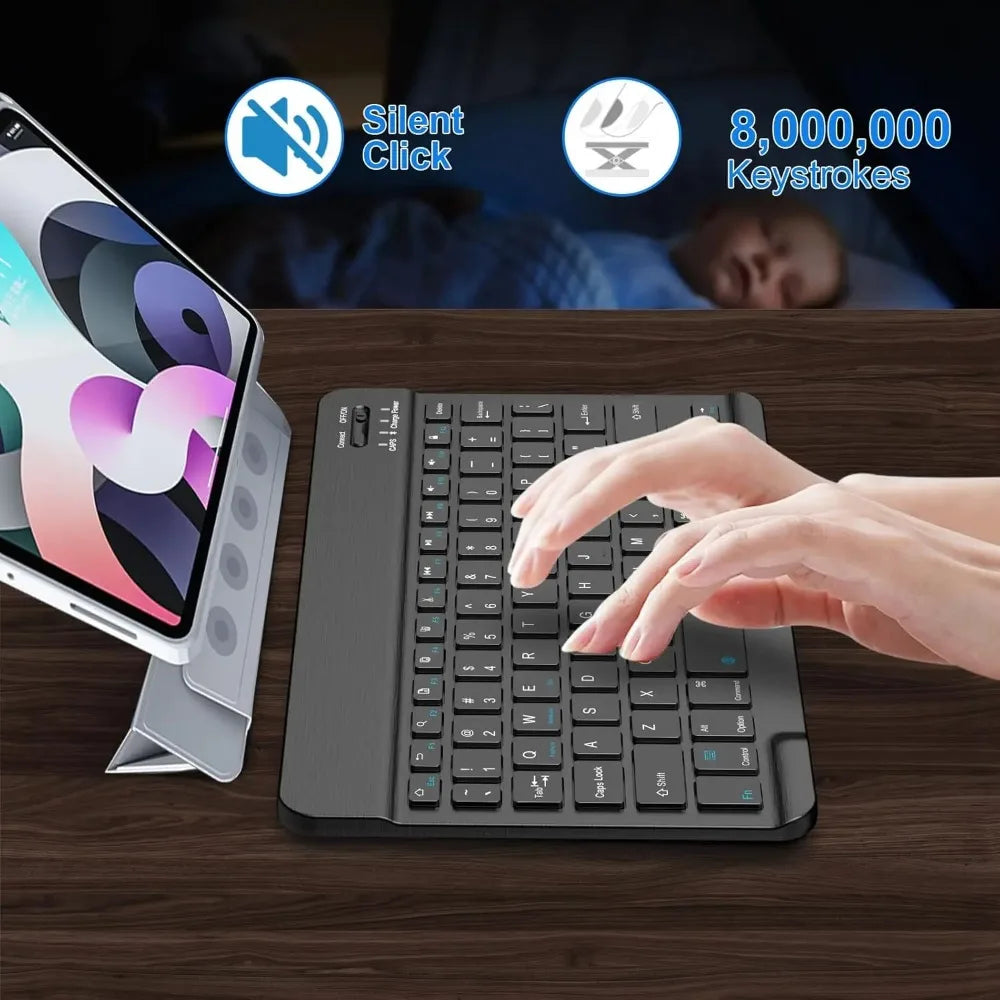 Bluetooth Keyboard for iPad & Tablets | Compatible with iPad Pro, Air, Mini, Samsung & Xiaomi