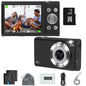 4K Digital Vlogging Camera | 48MP Autofocus HD Camcorder with 2.8" Screen for Kids & Adults