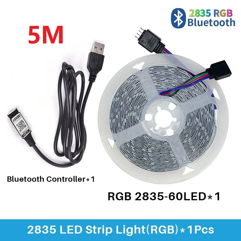 Smart RGB LED Strip Lights | USB 5V App-Controlled Backlight for TV & Desktop