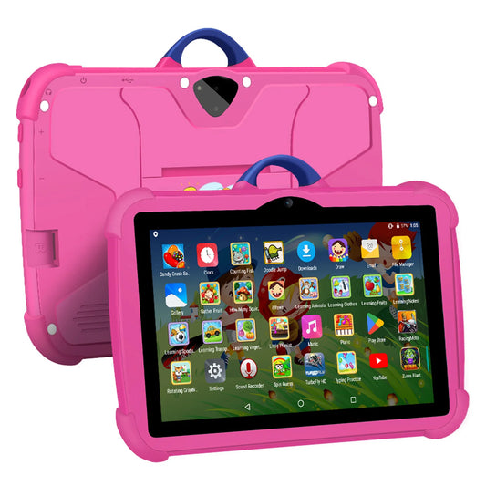 7-Inch Kids Tablet | Cartoon Pattern, 4GB RAM, 64GB ROM, Android Educational & Learning Games
