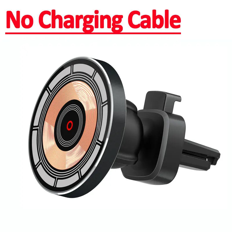 30W Magnetic Car Wireless Charger | Fast Charging Phone Holder Stand for iPhone 11-15 Pro Max