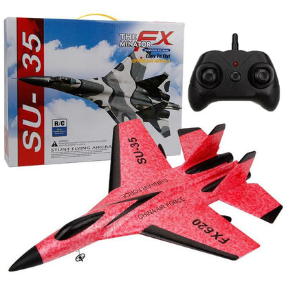 RC Foam Aircraft SU-35 Plane | 2.4G Remote Control Glider Fighter for Kids