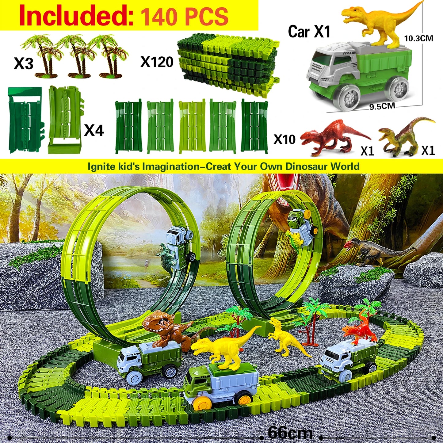 Children Electric Track Toy Car Set | Mini Engineering Cars with Anti-Gravity Track for Kids
