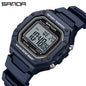 SANDA 2156 Men’s Military Watch | Sport LED Digital Wristwatch with Big Dial & Water Resistance
