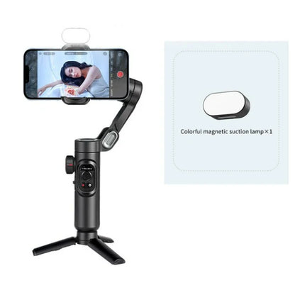 AOCHUAN Smart XE 3-Axis Handheld Gimbal Stabilizer with Fill Light for iPhone & Android | Face Tracking Vlog Gimbal for TikTok & YouTube