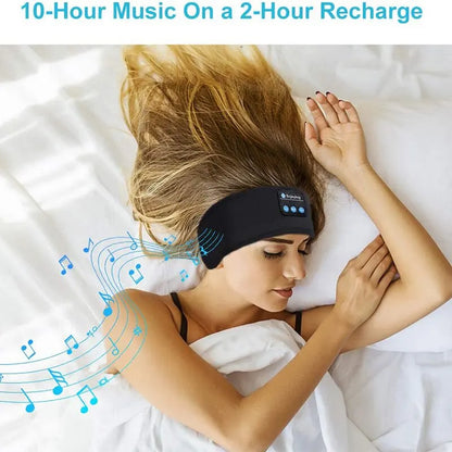 Bluetooth Sports Sleeping Headband | Wireless Earphones with Music & Eye Mask