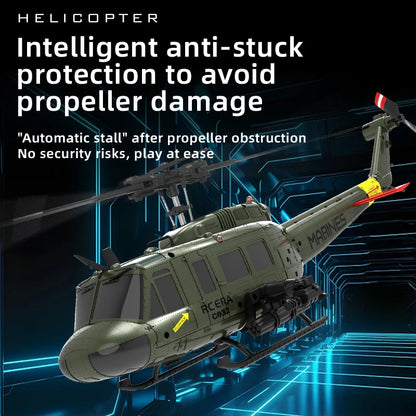 C032 RC Helicopter | 2.4G 6-Axis Gyro, Altitude Hold & Brushless Remote Control Drone for Kids & Adults