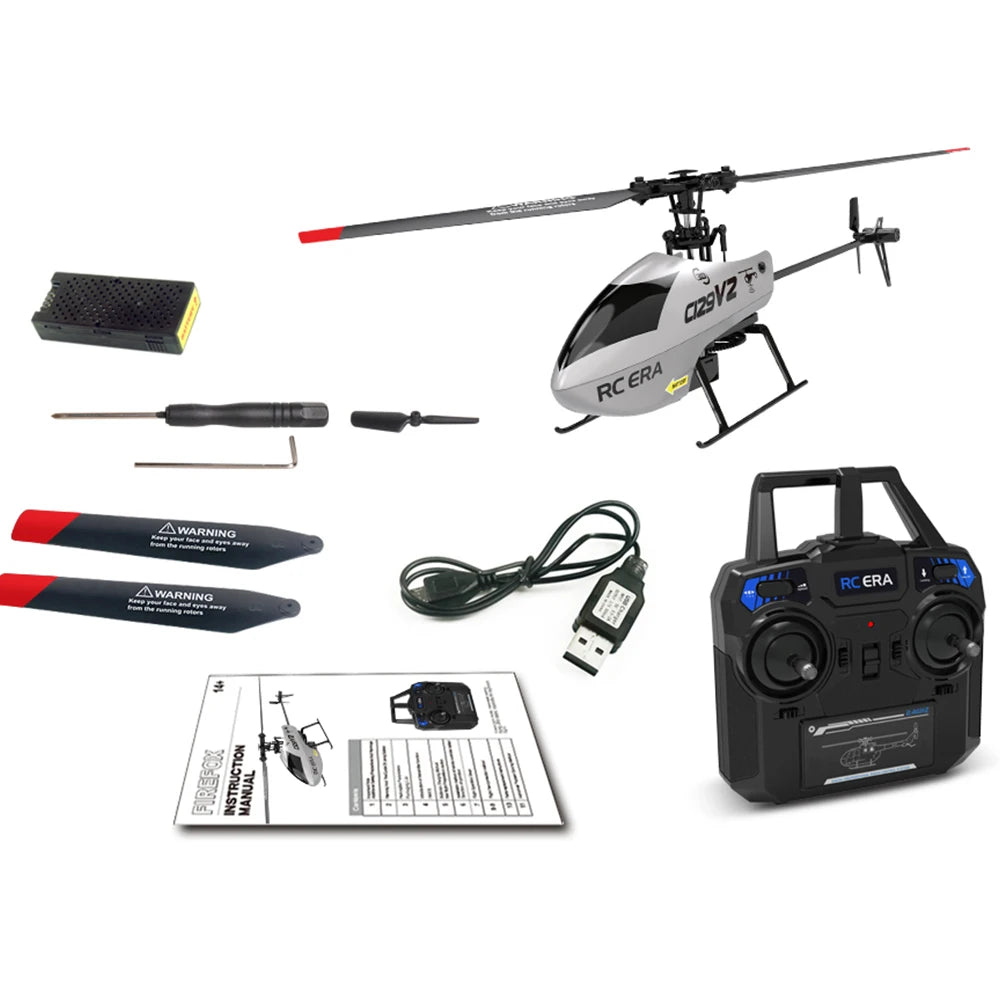 RC ERA C129V2 RTF Helicopter | 2.4GHz 6-Axis Gyroscope with 3D Flip Remote Control