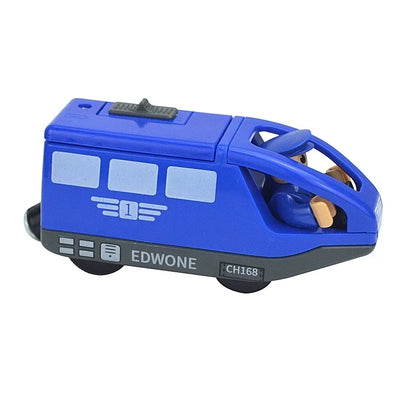 Train Track Wooden Train Toys Magnetic Set Electric Car Locomotive Diecast Slot Fit All Wood Brand Biro Railway Tracks For Kids