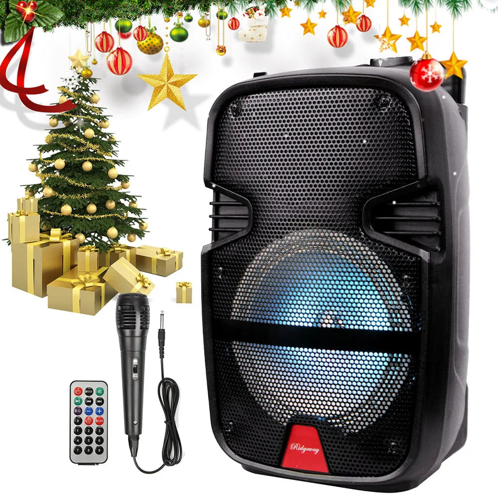3000W Portable Party Bluetooth Speaker | 8" Subwoofer with Microphone & Remote Control