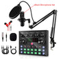 V8S Live Sound Card Bundle | Podcast & Music Recording Set with Microphone for DJs and Live Streaming