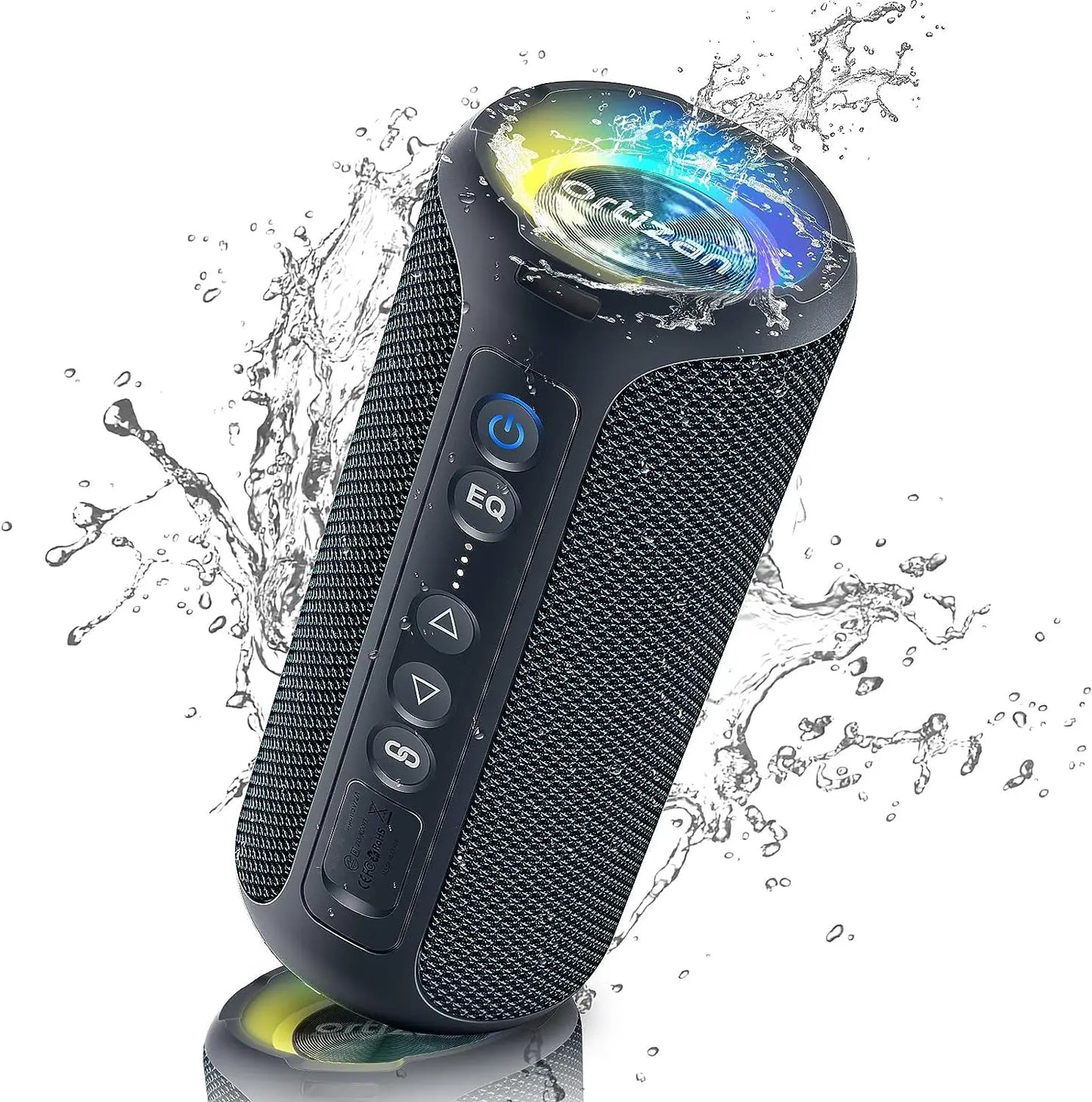 Ortizan X8 Pro Bluetooth Speaker | 40W Stereo Sound, Deep Bass, IPX7 Waterproof, 30H Playtime