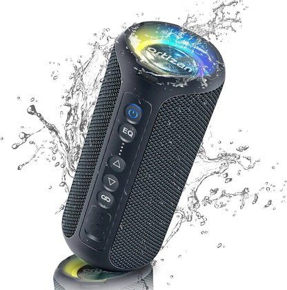 Ortizan X8 Pro Bluetooth Speaker | 40W Stereo Sound, Deep Bass, IPX7 Waterproof, 30H Playtime