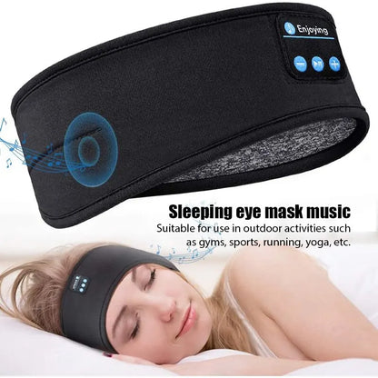 Bluetooth Sports Sleeping Headband | Wireless Earphones with Music & Eye Mask