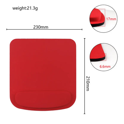 Ergonomic EVA Mouse Pad | Computer Game & Office Wrist Support, Solid Color Comfortable Mouse Mat