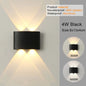 LED Wall Sconce | Modern Indoor & Outdoor Up-Down Wall Light for Living Room, Hallway & Bedroom